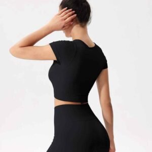 Marineblaue sportliche Trainingsshorts für Herren Ruxi