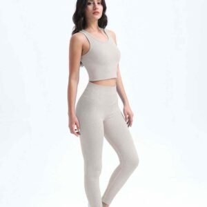 schwarze Yogahose für Damen Ruxi ch403