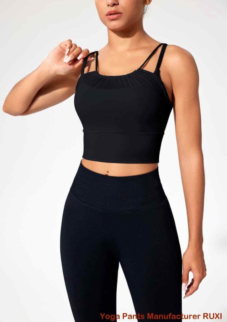 Graue Flare Leggings Stilvolle bequeme Passform Ruxi ch73