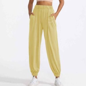 Lila Yogahose weiche dehnbare Activewear Ruxi ch916