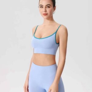 Marineblaue Workout Leggings mit hoher Taille Ruxi ch483