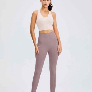 Schwarze Flare Leggings für Damen stilvoll bequem Ruxi