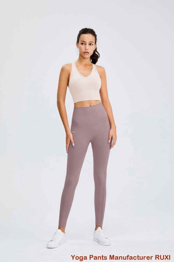 Schwarze Flare Leggings für Damen stilvoll bequem Ruxi