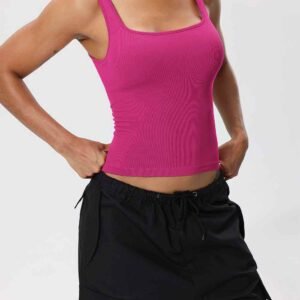 Schwarze Yogahose mit Taschen Ruxi ch277