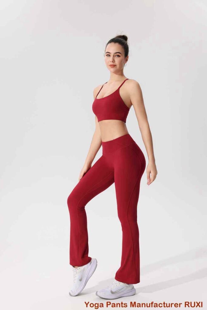 Yogahose mit hoher Taille und Taschen Ruxi ch698