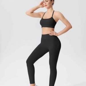 Schlaghosen Leggings mit hoher Taille für Damen Ruxi ch878