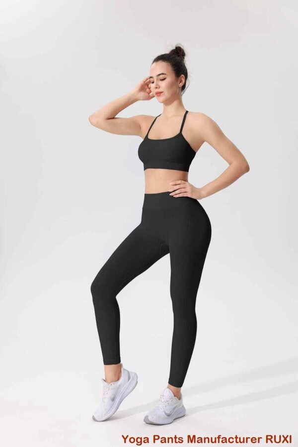 Schlaghosen Leggings mit hoher Taille für Damen Ruxi ch878