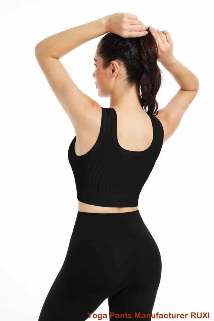 Schnelltrocknende Crop Hose für Damen leicht atmungsaktiv