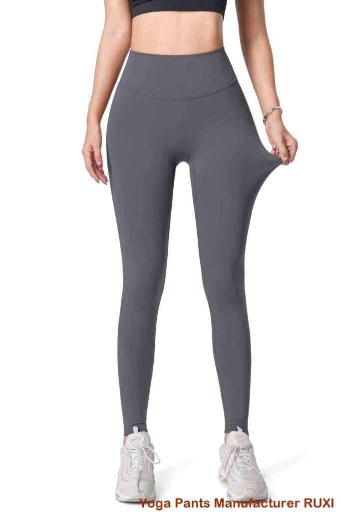 Yoga Radshorts mit hoher Taille für Damen bequeme Passform